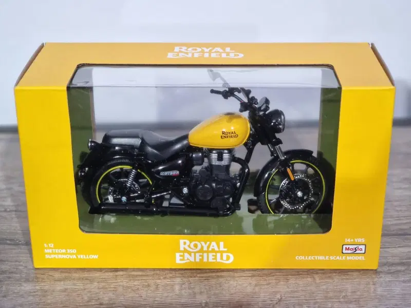 Modellino Meteor 350 Supernova Yellow Royal Enfield