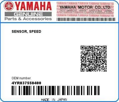 Yamaha - 4YR837550400 - SENSORE VELOCITA' FAZER 60