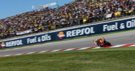 In tribuna all'ultimo GP di Misano