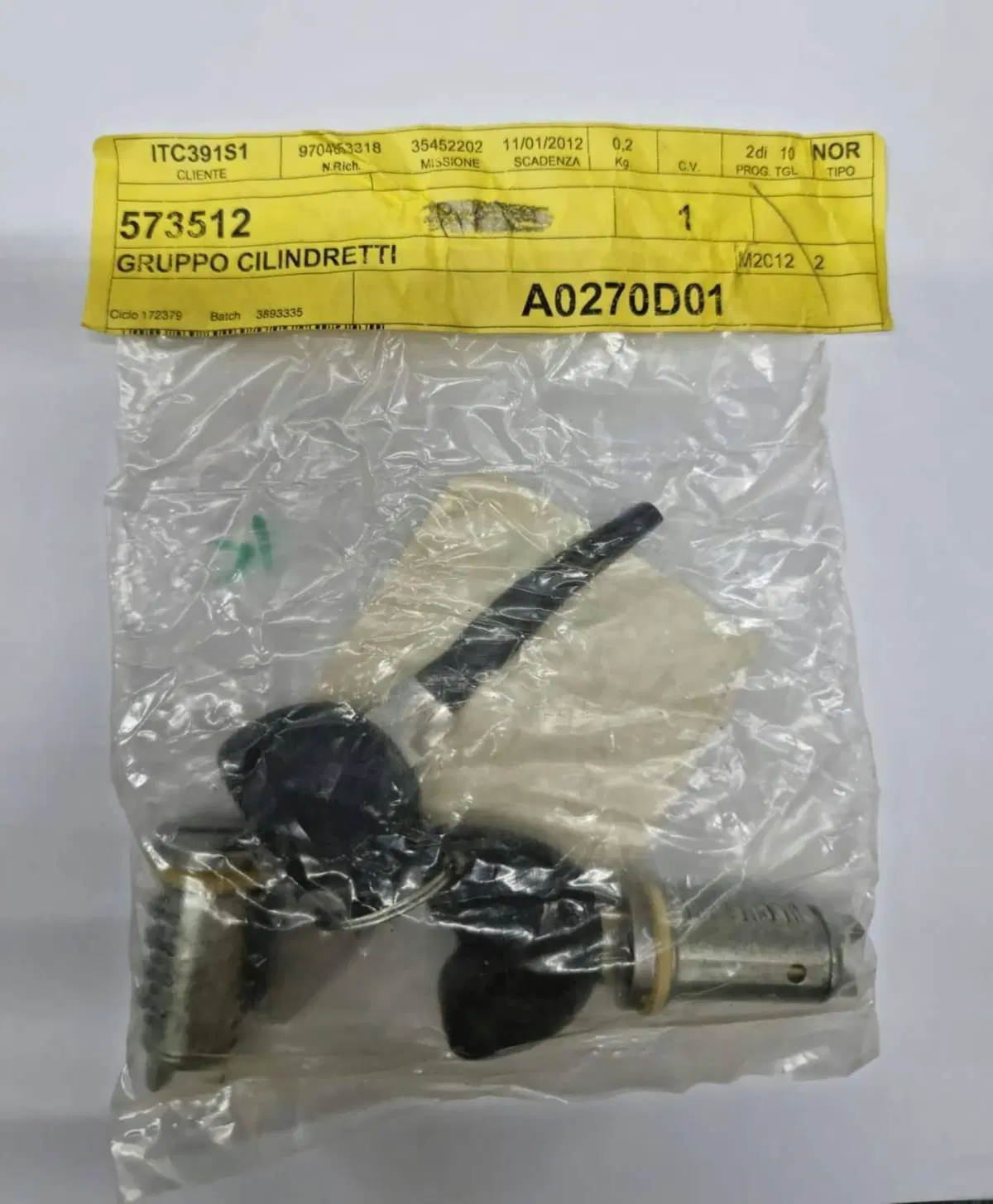 GRUPPO SERRATURE PER PIAGGIO LIBERTY-FLY-TYPHOON-Z
