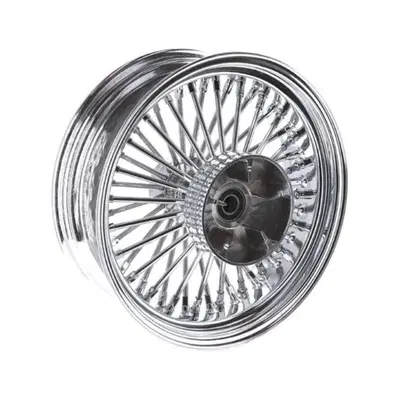 Ruota posteriore cromata Big Spoke 48 raggi 16&rdquo;x 5 