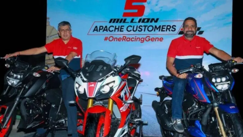 5 milioni di Apache: il best seller di TVS compie 18 anni 