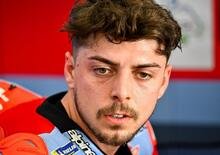 MotoGP 2023. Test di Portimao, Fabio Di Giannantonio sulla caduta: Ho sentito un'esplosione, questa ghiaia non va bene! 