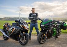 Kawasaki Ninja H2 SX SE Vs Suzuki GSX1300R Hayabusa: il club dei 300 km/h [VIDEO]