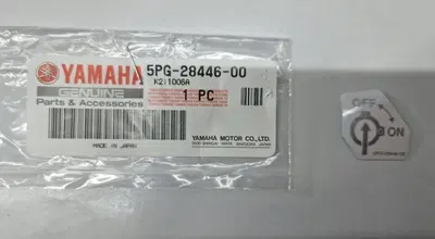 ADESIVO ETICHETTA RACCOMANDAZIONI YAMAHA PW 50 5PG