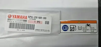ADESIVO ETICHETTA RACCOMANDAZIONI YAMAHA - 5PG2816