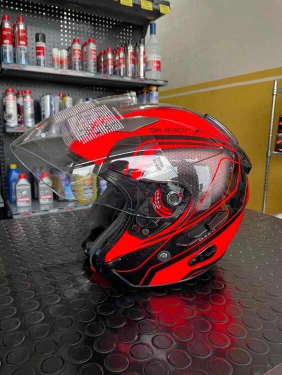 Casco KYT Hellcat Superfluo Red KYT Helmet
