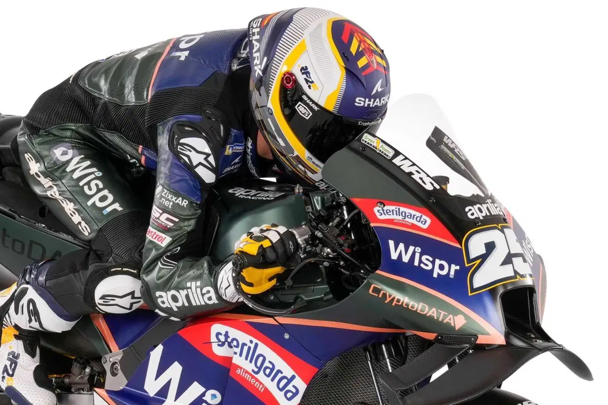 MotoGP 2023. Ecco le MotoGP del team satellite Aprilia. Miguel Oliveira: “La nuova livrea mi piace!”. Raul Fernandez: “Specialmente la parte blu!” [GALLERY] (10)