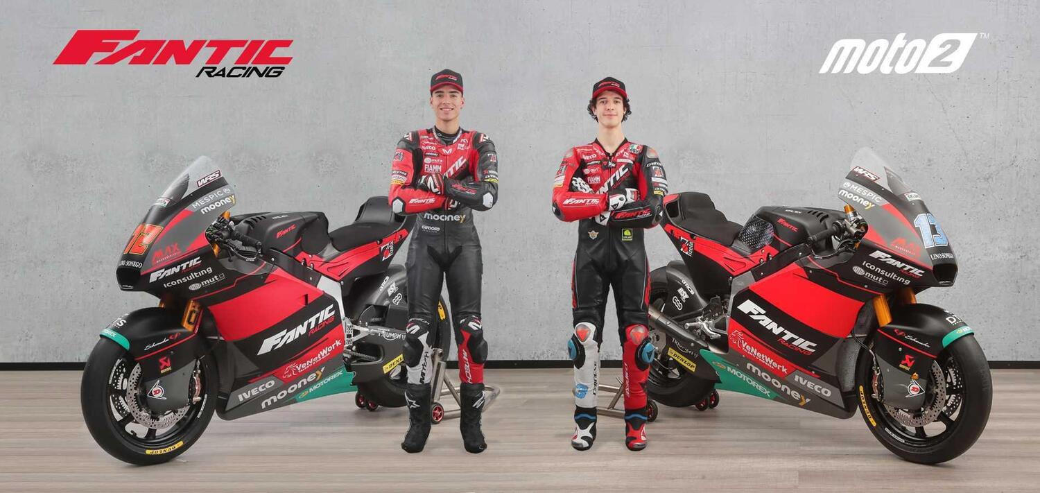 MotoGP 2023. Fantic presenta la prima Moto2 della sua storia