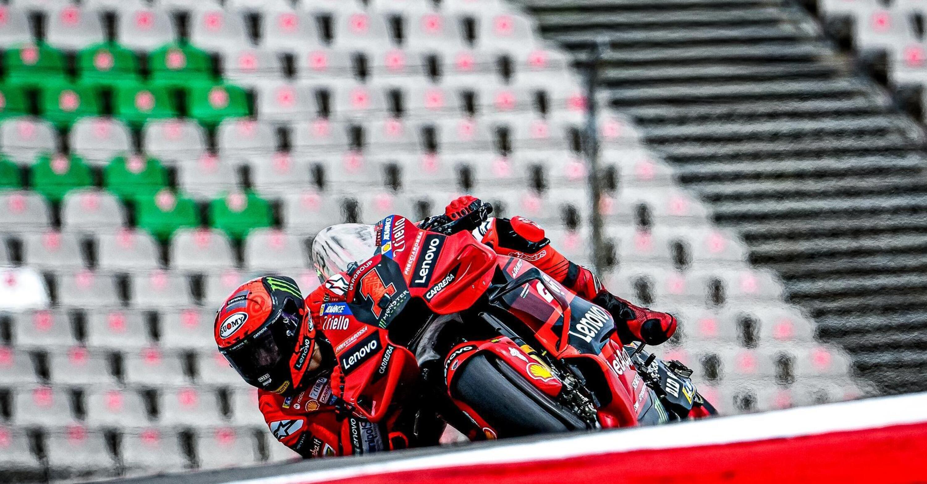 MotoGP 2023. GP del Portogallo. Monito di Pecco Bagnaia sulla sicurezza ...