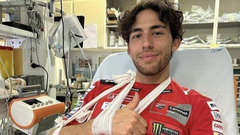 MotoGP 2023. GP del Portogallo. Sprint amara per Enea Bastianini: frattura alla scapola destra