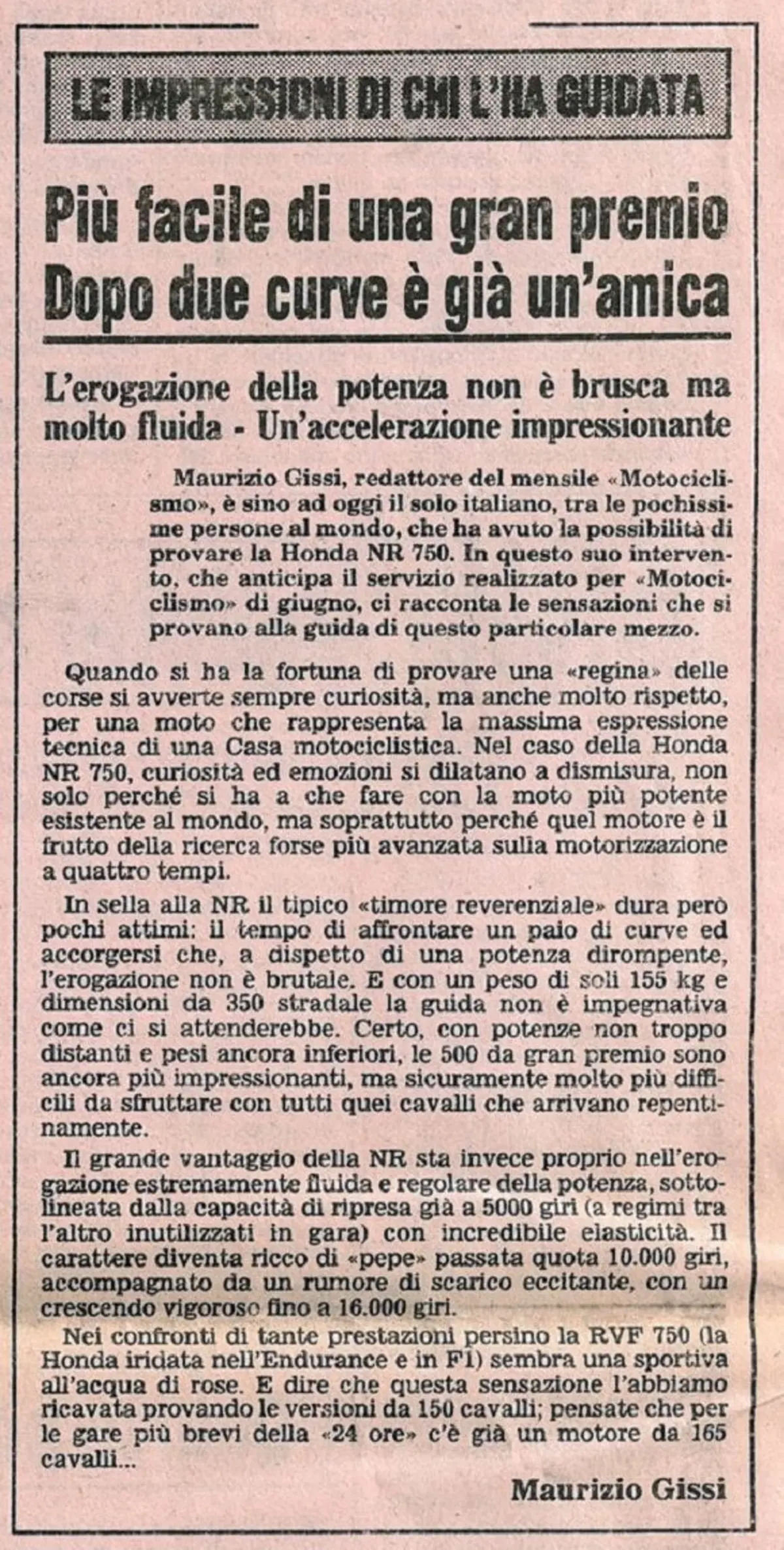 Honda VFR750F: la mitica RC24 sfida il mondo  (22)