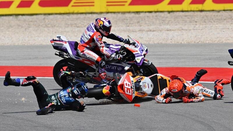 MotoGP 2023. GP del Portogallo. Marc Marquez penalizzato per l&#039;incidente con Miguel Oliveira [VIDEO e GALLERY]