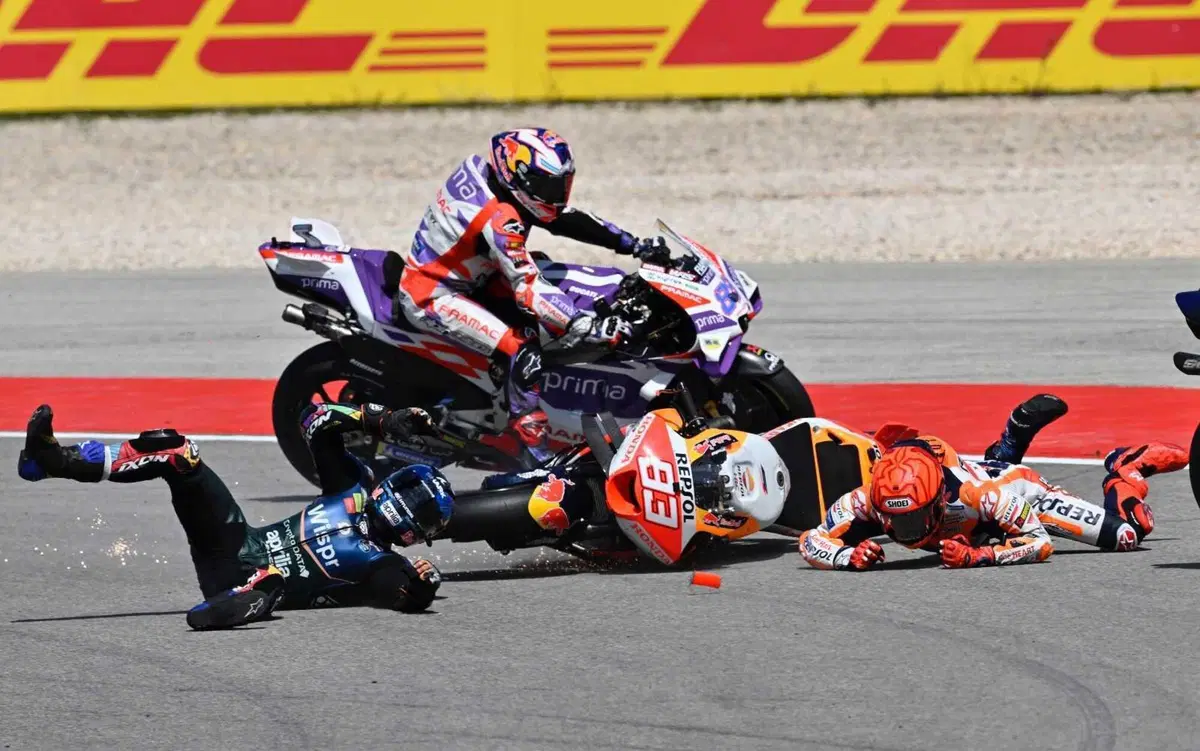MotoGP 2023. GP del Portogallo. Marc Marquez penalizzato per l'incidente con Miguel Oliveira [VIDEO e GALLERY] (2)