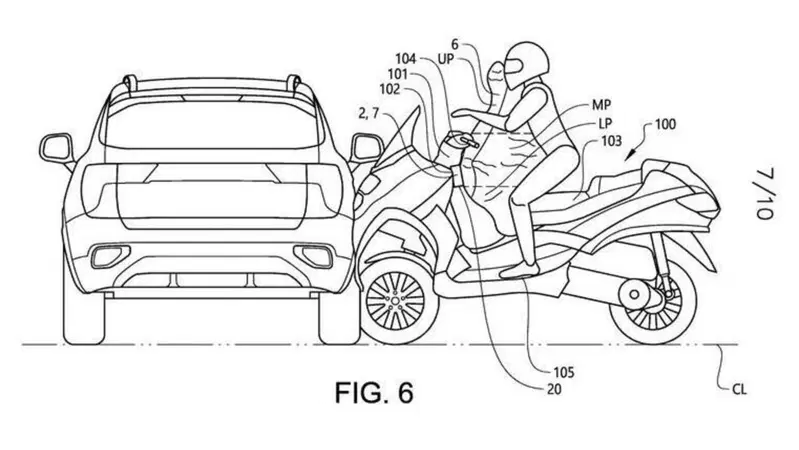 Arriva l'airbag sul Piaggio MP3. Lo vedremo anche sulle moto?