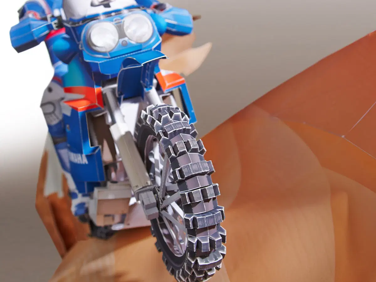 Yamaha Papercraft, seconda parte: XTZ 850R e YZ40F