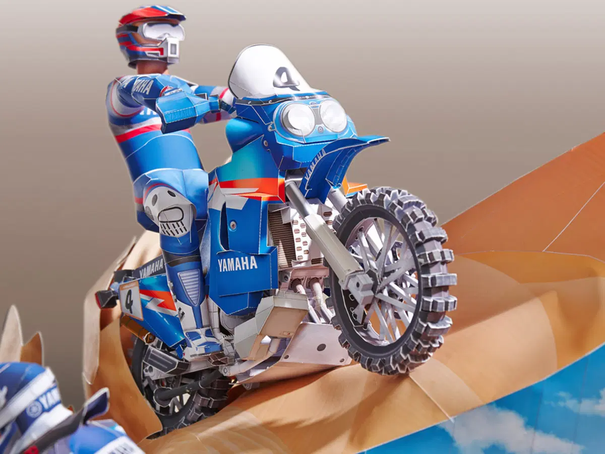 Yamaha Papercraft, seconda parte: XTZ 850R e YZ40F (2)