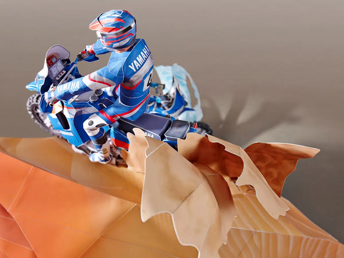 Yamaha Papercraft, seconda parte: XTZ 850R e YZ40F (4)