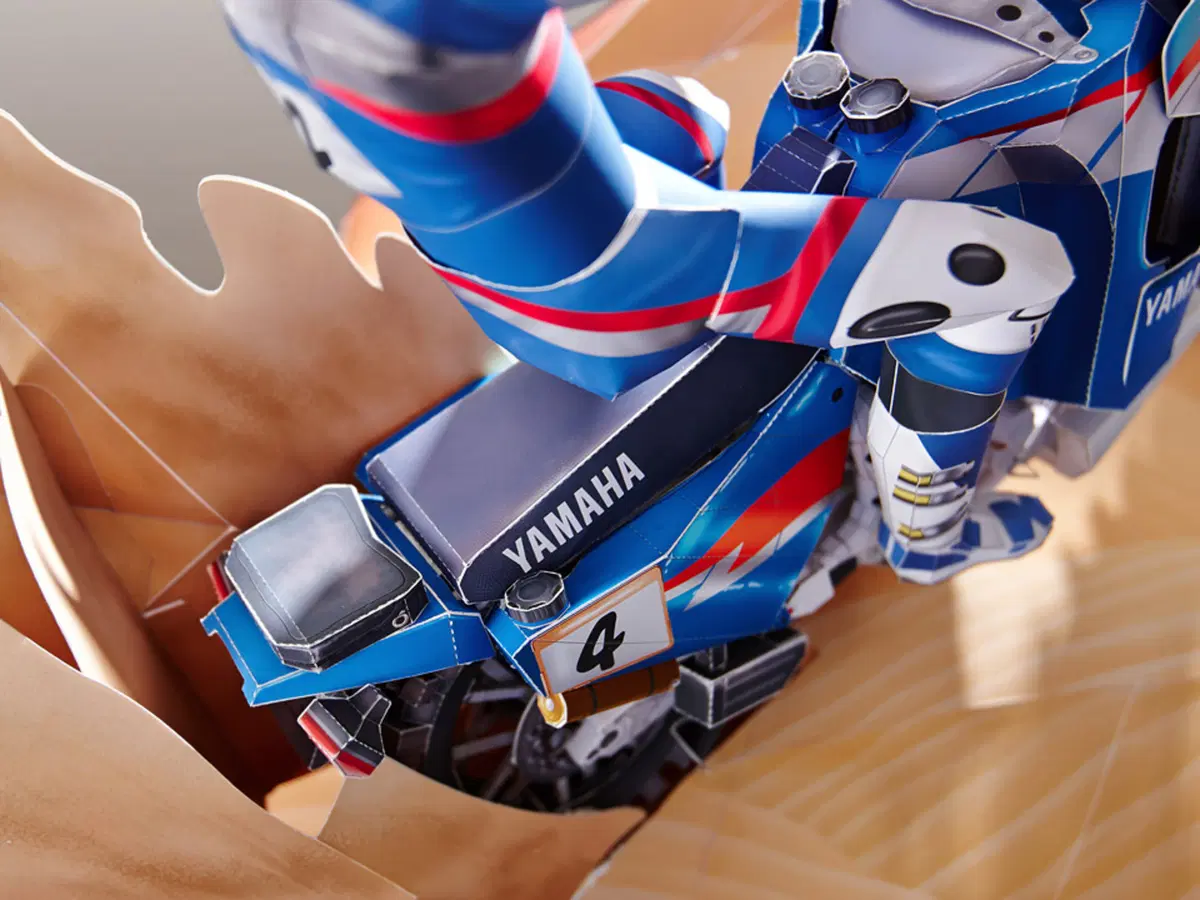 Yamaha Papercraft, seconda parte: XTZ 850R e YZ40F (5)