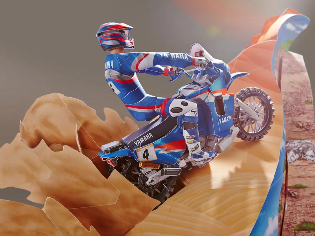 Yamaha Papercraft, seconda parte: XTZ 850R e YZ40F (6)
