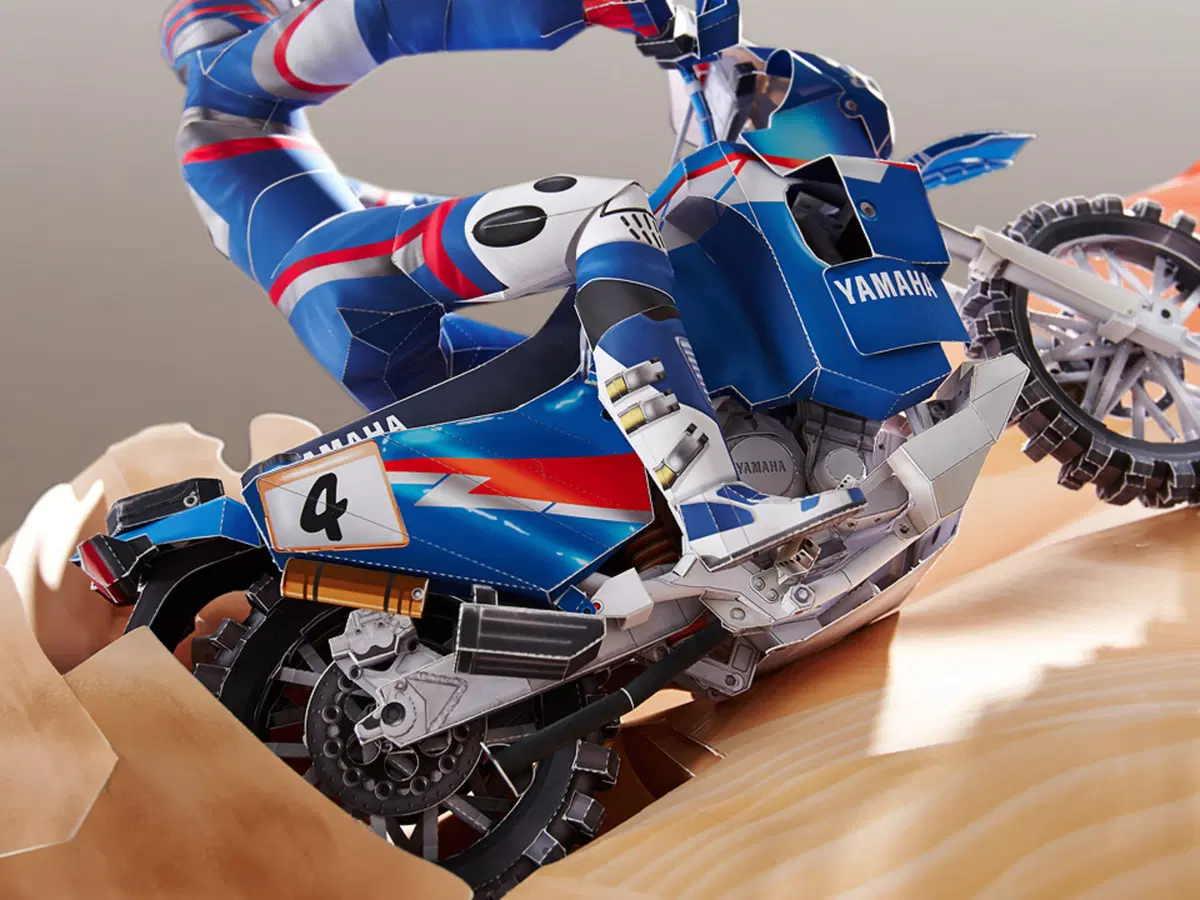Yamaha Papercraft, seconda parte: XTZ 850R e YZ40F (7)