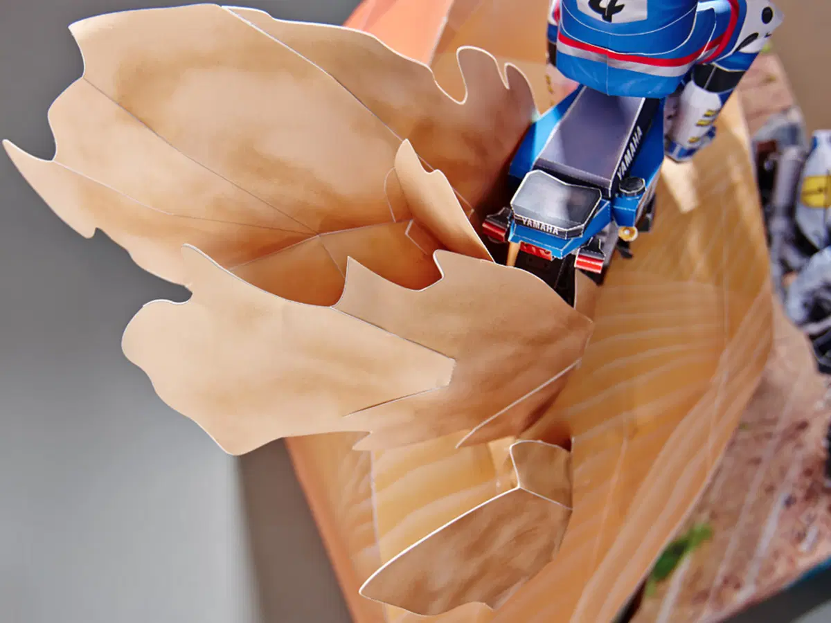 Yamaha Papercraft, seconda parte: XTZ 850R e YZ40F (9)