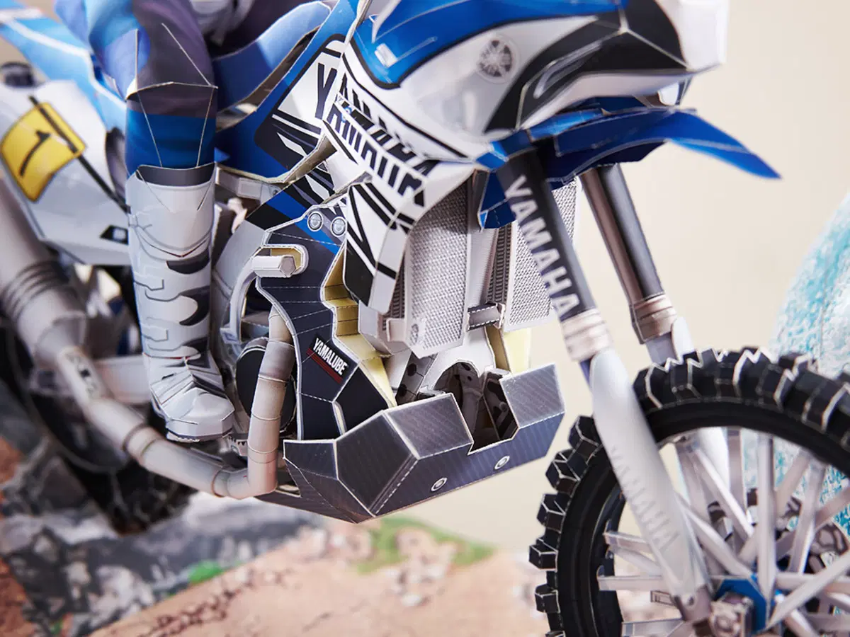 Yamaha Papercraft, seconda parte: XTZ 850R e YZ40F (17)