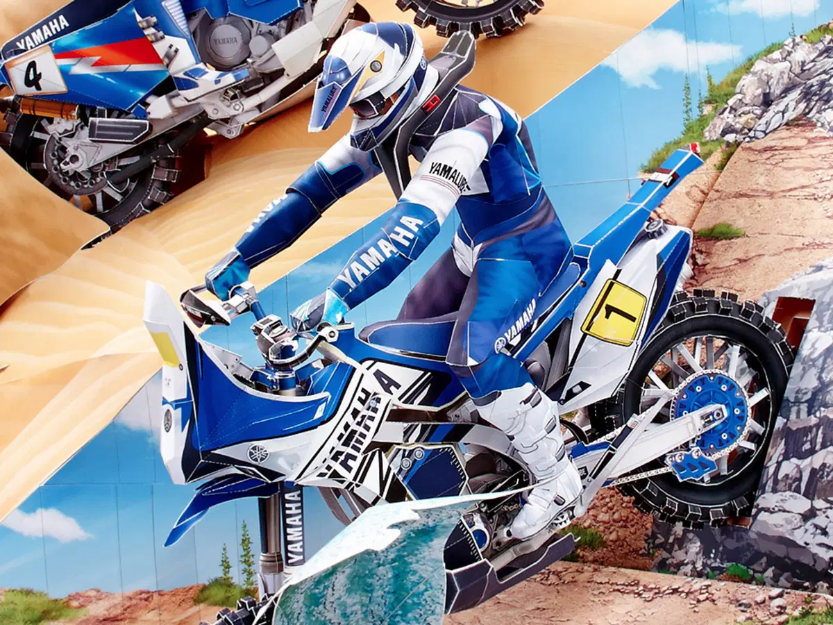 Yamaha Papercraft, seconda parte: XTZ 850R e YZ40F (30)