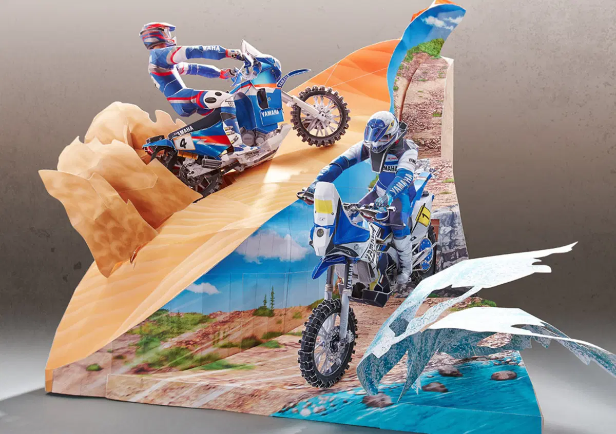 Yamaha Papercraft: XTZ 850R e YZ450F