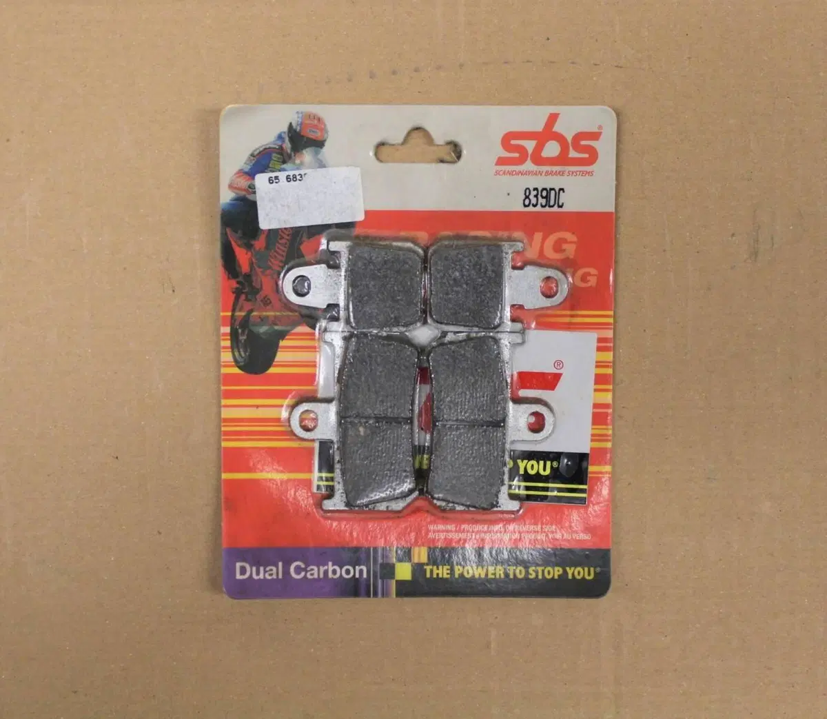 SET 4 PASTIGLIE FRENO ANTERIORE RACING SBS 839DC (3)