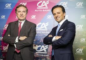 Stéphane Priami (Presidente di CA Auto Bank e CEO di CA Consumer Finance) e Giacomo Carelli (CEO di CA Auto Bank)