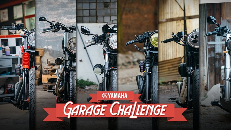 Yamaha XV 950 Garage Challenge