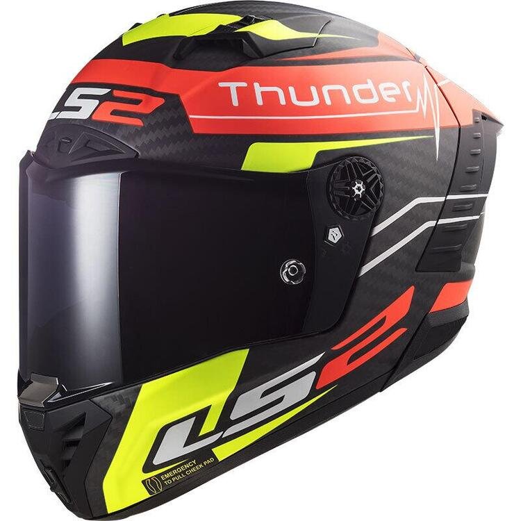 Casco integrale LS2 FF805 THUNDER C ATTACK IN Carb
