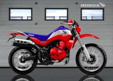 Quando gli anni '80 incontrano il presente: la Honda XLV750R secondo Oberdan Bezzi
