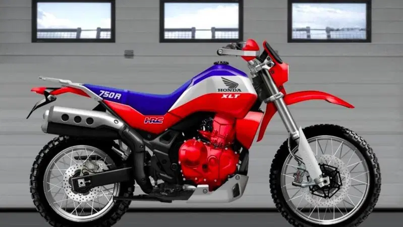 Quando gli anni '80 incontrano il presente: la Honda XLV750R secondo Oberdan Bezzi