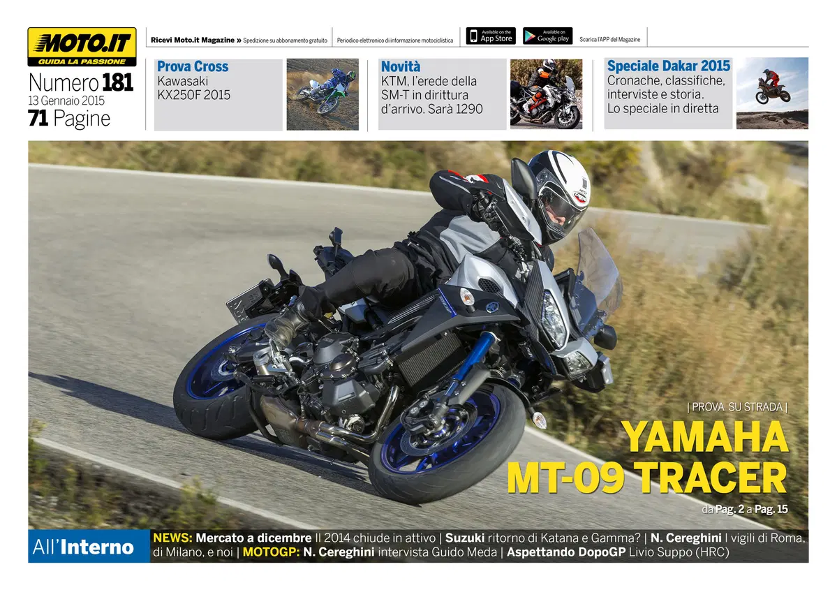 Magazine n&deg;181, scarica e leggi il meglio di Moto.it 