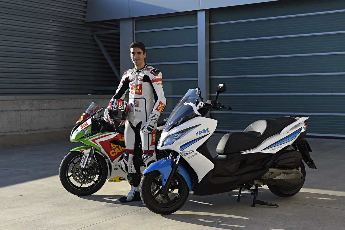 Marco Faccani tester d’eccezione per il Kawasaki J300 by Polini
