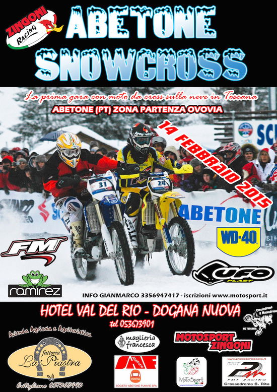 Abetone Snowcross sabato 14 febbraio