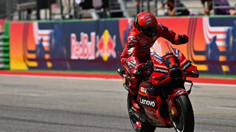 MotoGP 2023. GP delle Americhe. A Pecco Bagnaia anche il warm up