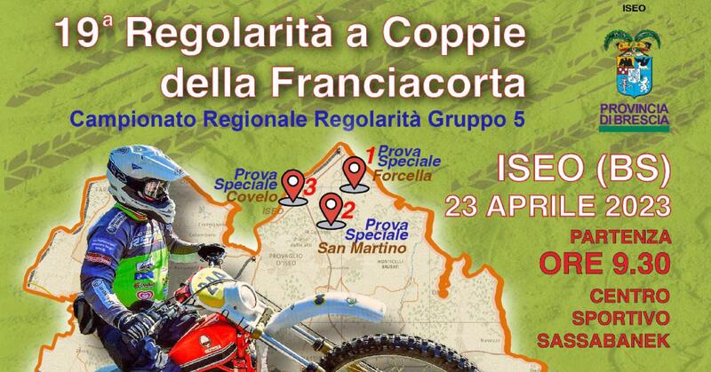 Al via la 19&deg;Regolarit&agrave; a Coppie della Franciacorta