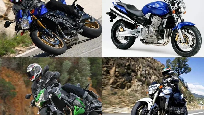 Sono ancora divertenti? 4 naked usate di 750/900 cc 