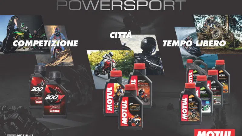 Motul lancia la nuova linea Powersport per le due ruote