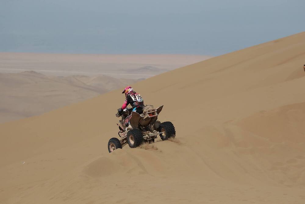 Il quad sulle dune dell&#039;Atacama