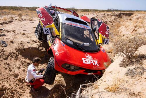 Rally-Raid. Sonora Rally D3. Sanders, GasGas, Imprendibile, Loeb, BRX, Out