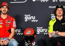 MotoGP 2023. GP di Spagna a Jerez. Nel giovedì Marco Bezzecchi, Luca Marini e Pecco Bagnaia indicano lo stesso favorito, le loro parole