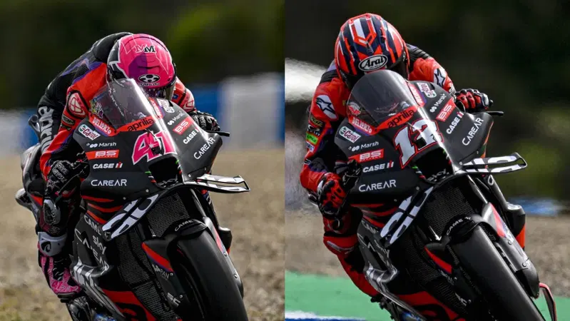MotoGP 2023. GP di Spagna a Jerez. Aprilia, altro venerd&igrave; perfetto. Aleix Espargaro: "Mancano i risultati in gara". Maverick Vinales: "Ho migliorato la partenza"