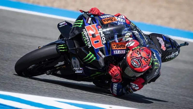 MotoGP 2023. GP di Spagna a Jerez. Fabio Quartararo 16esimo e sconsolato: "La moto &egrave; diventata aggressiva... e andiamo piano"