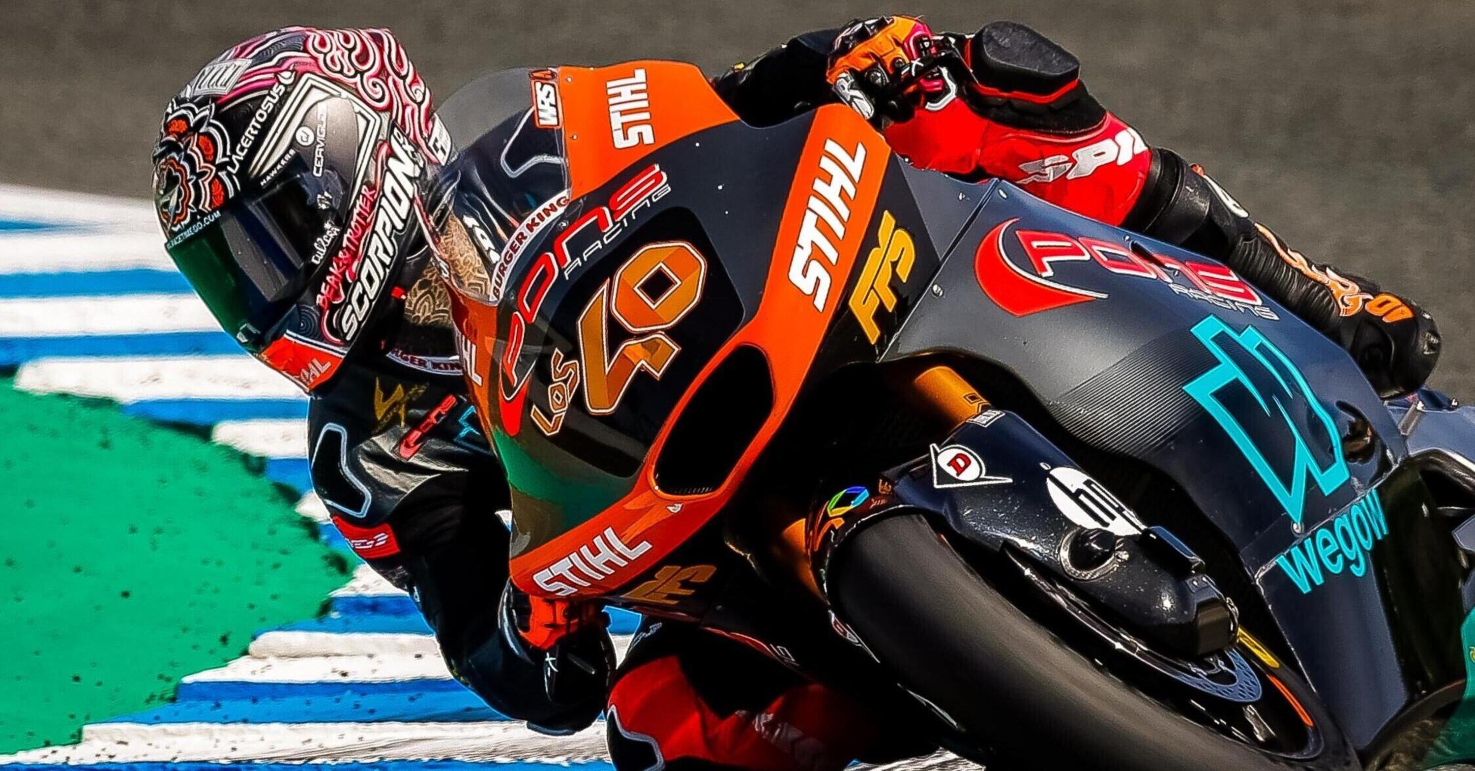 MotoGP 2023. Test di Moto2 e Moto3 a Jerez: davanti Aron Canet e Deniz Oncu