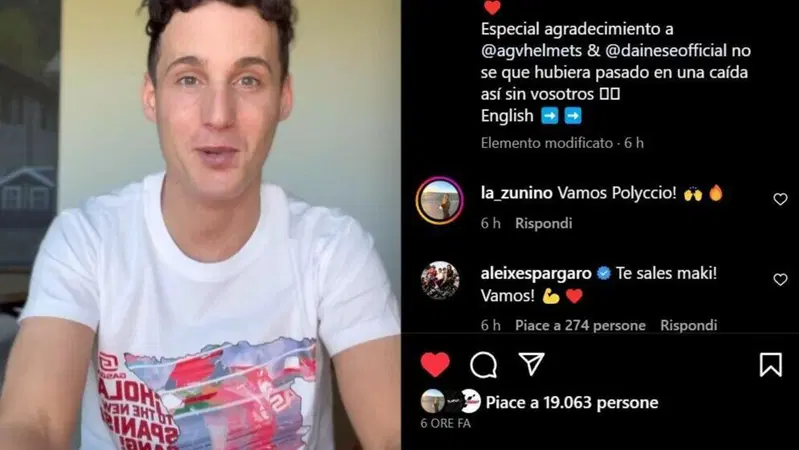 MotoGP 2023. Pol Espargaro &egrave; tornato a parlare, sorridere e a spiegare le sue condizioni di salute: "Ho perso 8-9 chili" [VIDEO]