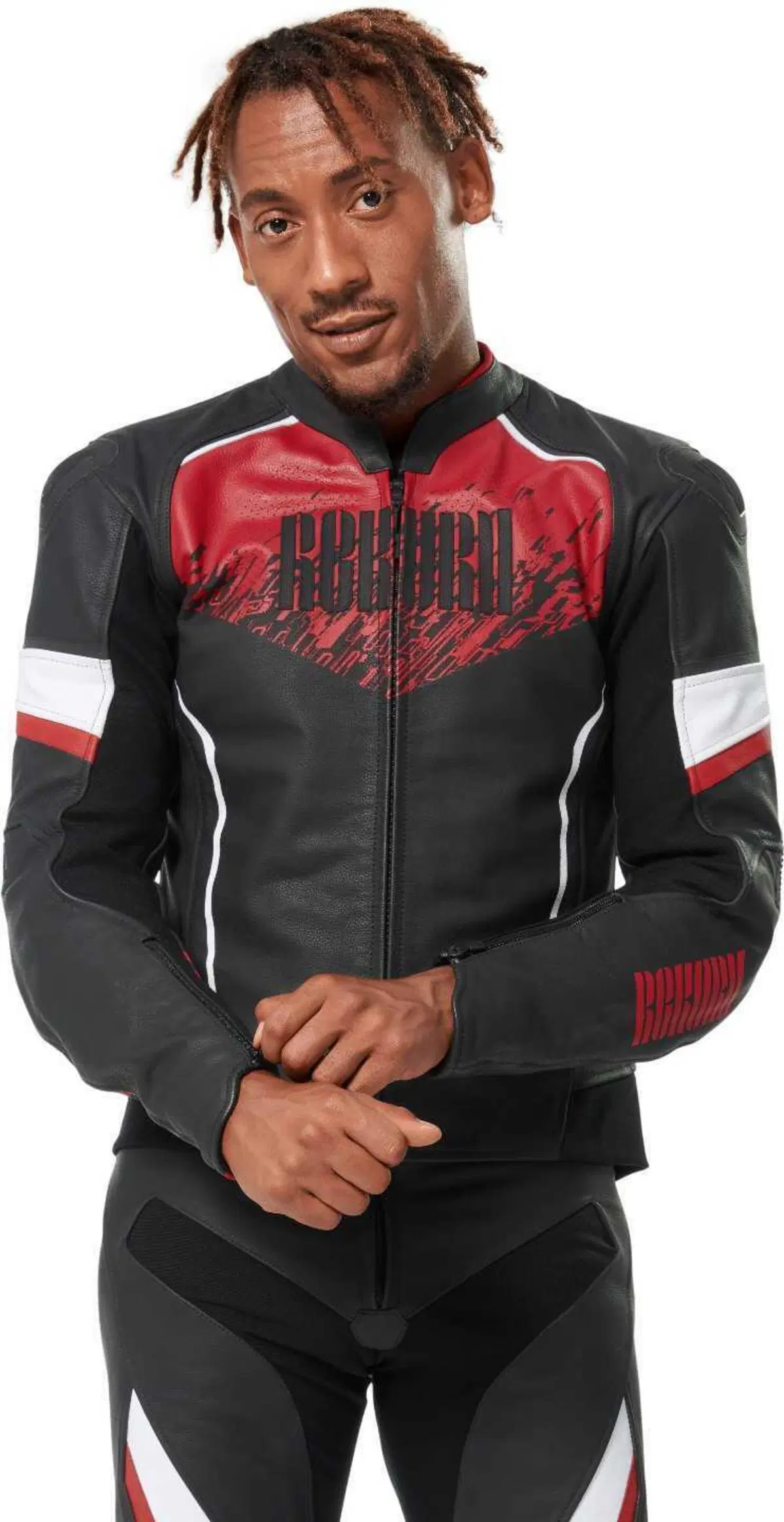 Outfit in pelle Rekurv by Louis Moto (4)
